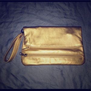 NWOT GOLD Clutch